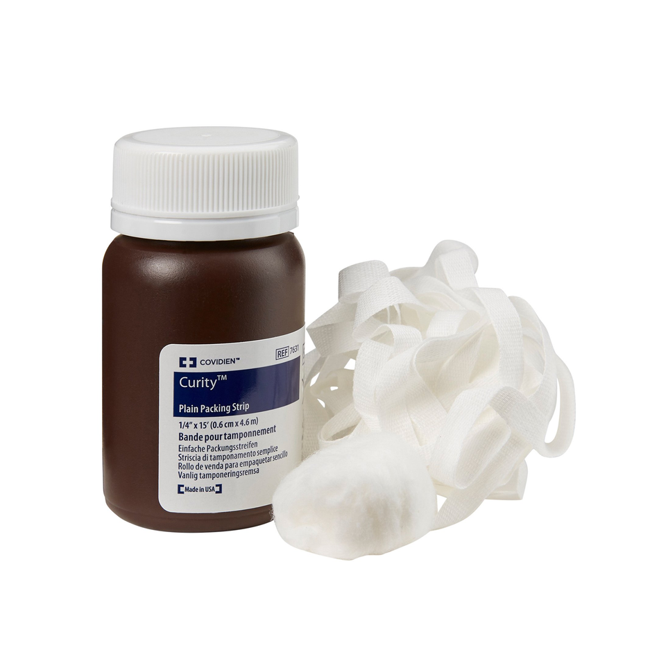 Curity USP Type VII Plain Packing Strips , 1/4" x 5 yd. Sterile