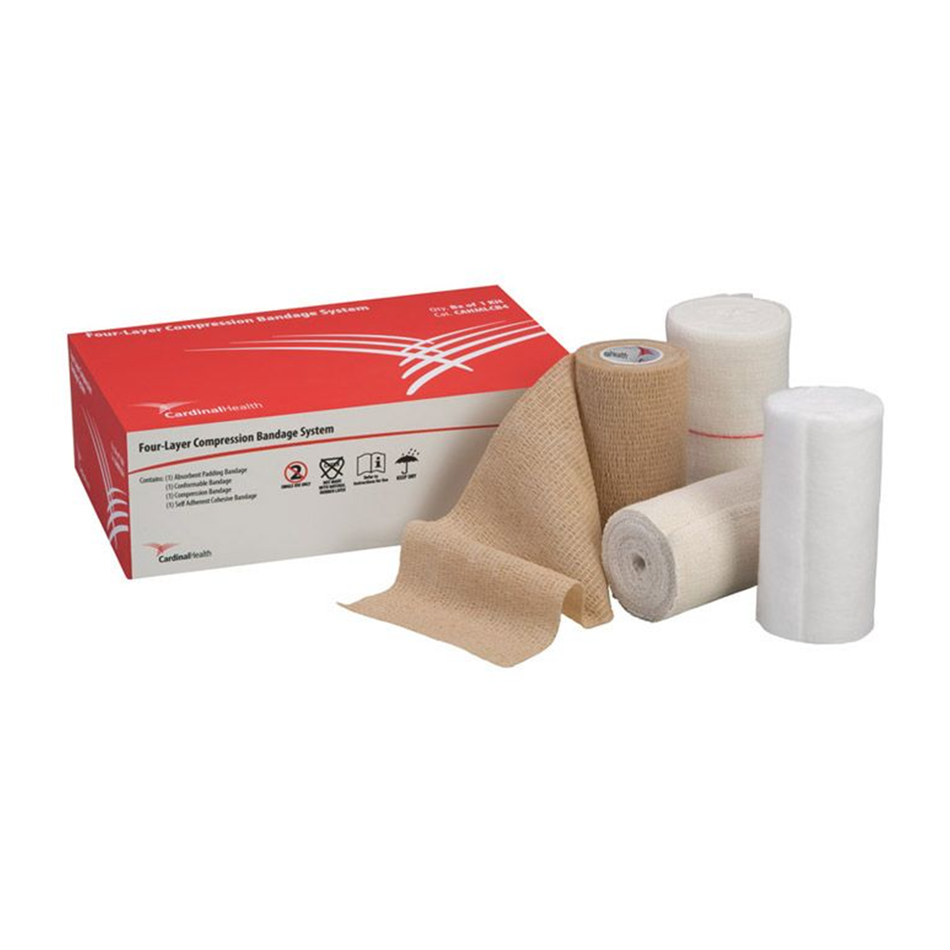 Cardinal Health Four-Layer Compression Bandage System, for ABI Greater than 0.8