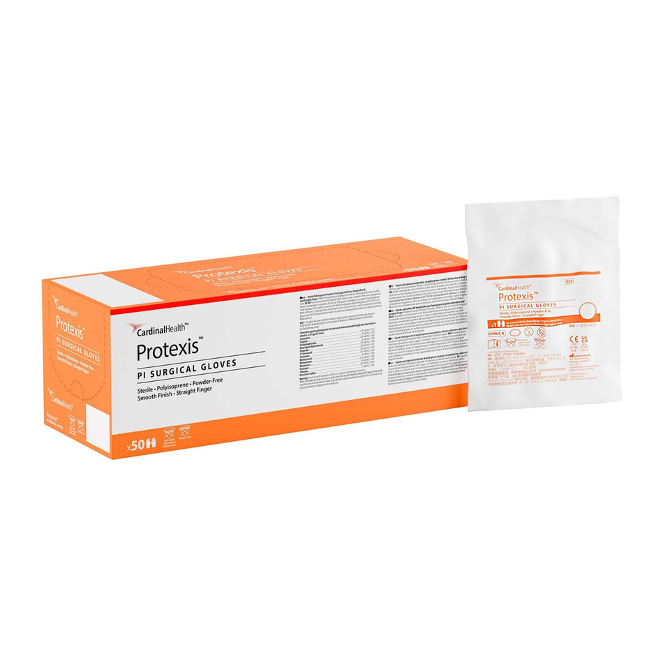 Protexis Synthetic Polyisoprene (PI) Surgical Gloves, Size 9.0 Cream 11.8" (30 cm) Length