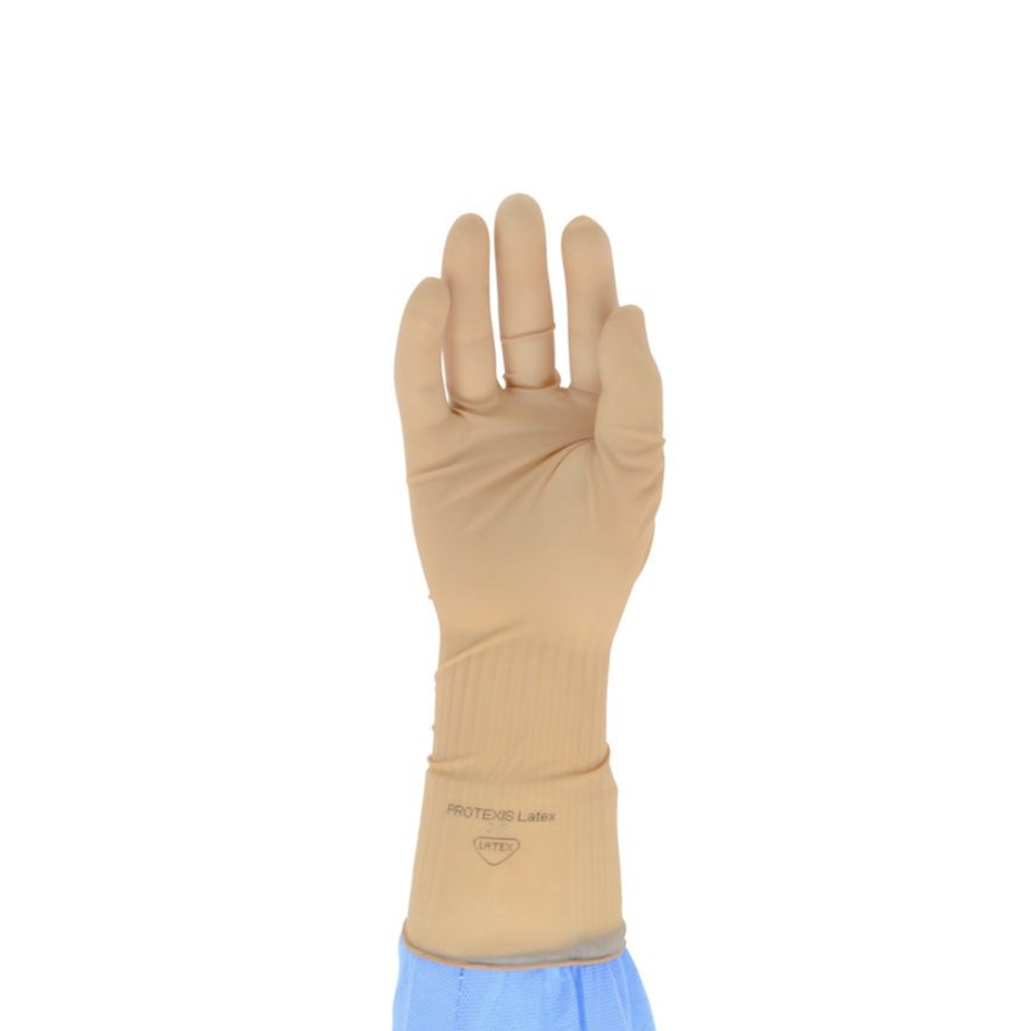 Protexis Latex Surgical Gloves, Size 8.0 Brown Tint 11.6" (29.5 cm) Length