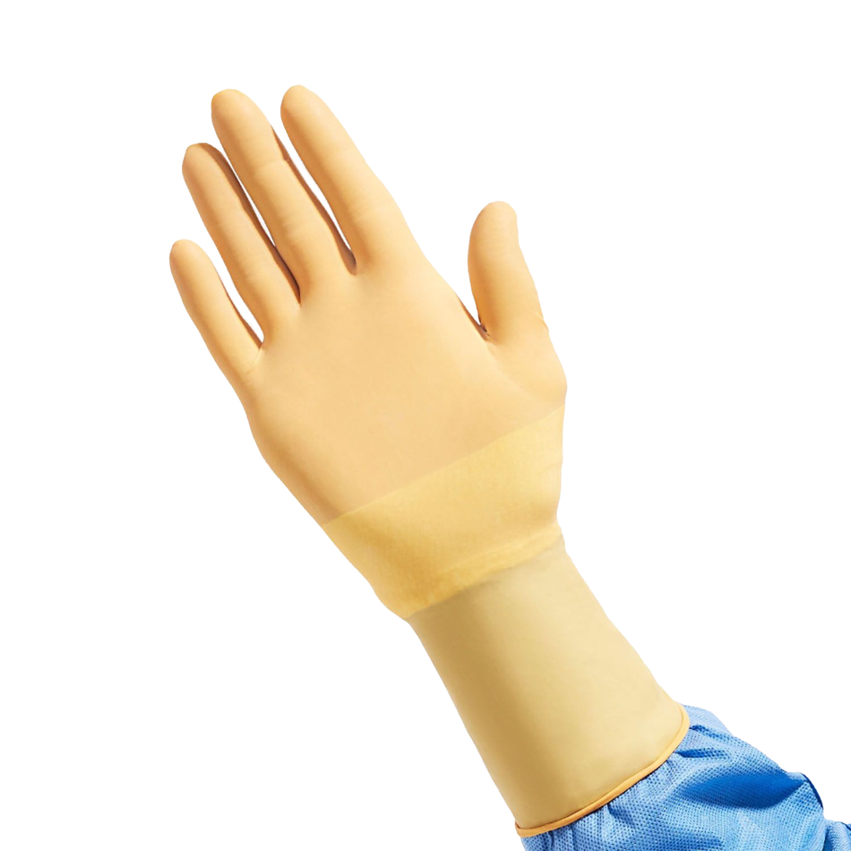 Protexis Synthetic Neoprene Surgical Gloves, Size 5.5 Light Brown 11.1" (28.2 cm) Length