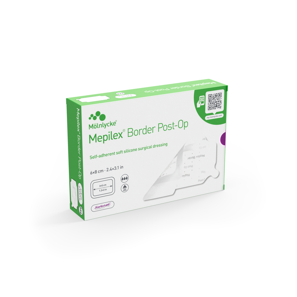 Mepilex Border Post-Op Surgical Dressing, 2.5" x 3" (6 x 8 cm)