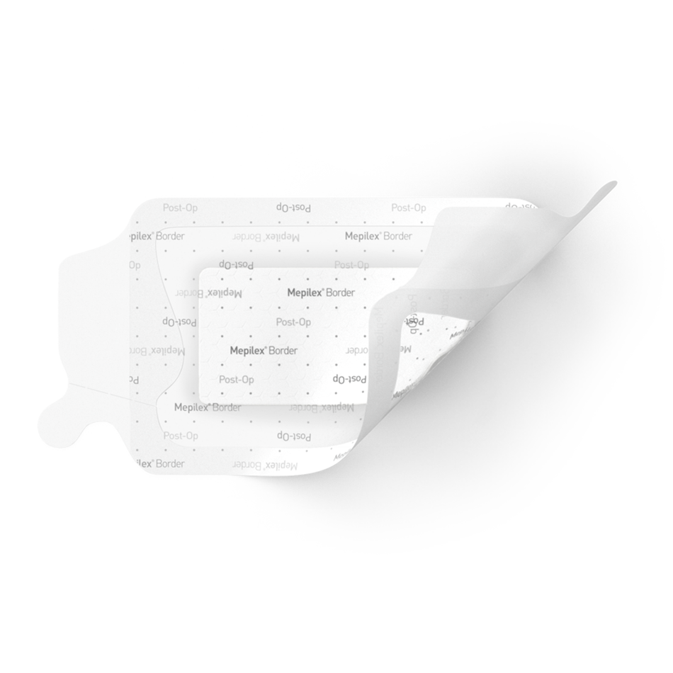 Mepilex Border Post-Op Surgical Dressing, 4" x 6" (10 x 15 cm)