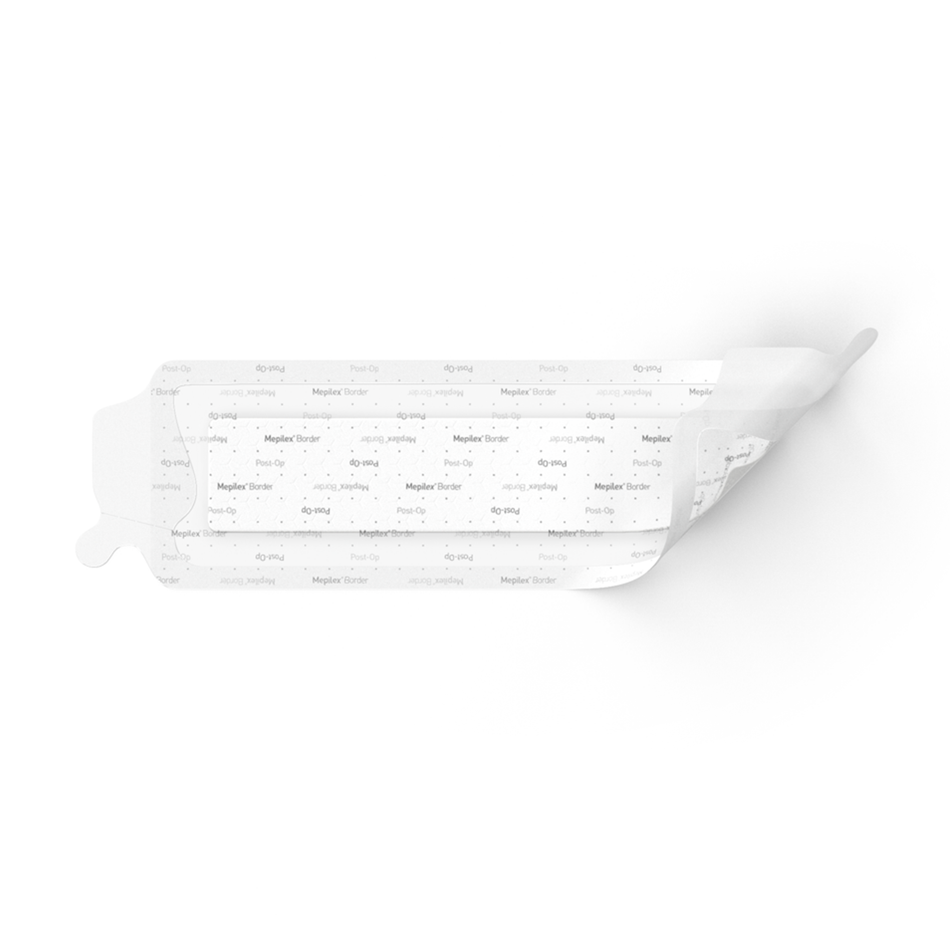 Mepilex Border Post-Op Surgical Dressing, 4" x 12" (10 x 30 cm)