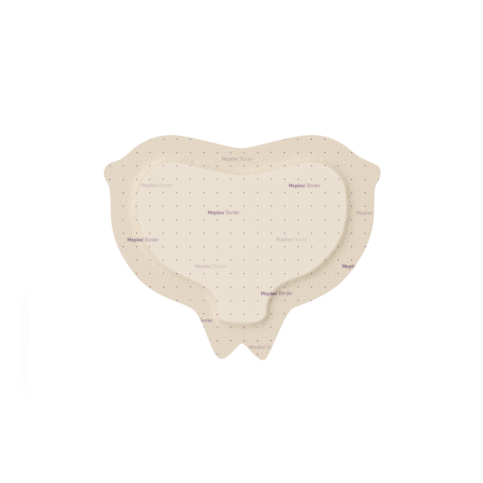 Mepilex Border Sacrum All-In-One Foam Dressing, 6.3" x 7.9" (16 x 20 cm)