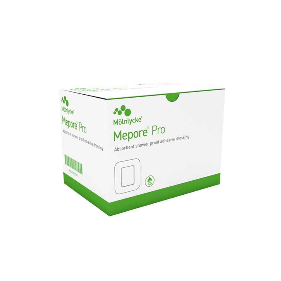 Mepore Pro Absorbent Shower-Proof Adhesive Dressing, 3.6" x 6" (9 x 15 cm)