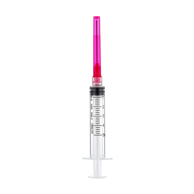 Sol-M 5ml Luer Lock Syringe w/Blunt Fill Needle 18G x 1 1/2''