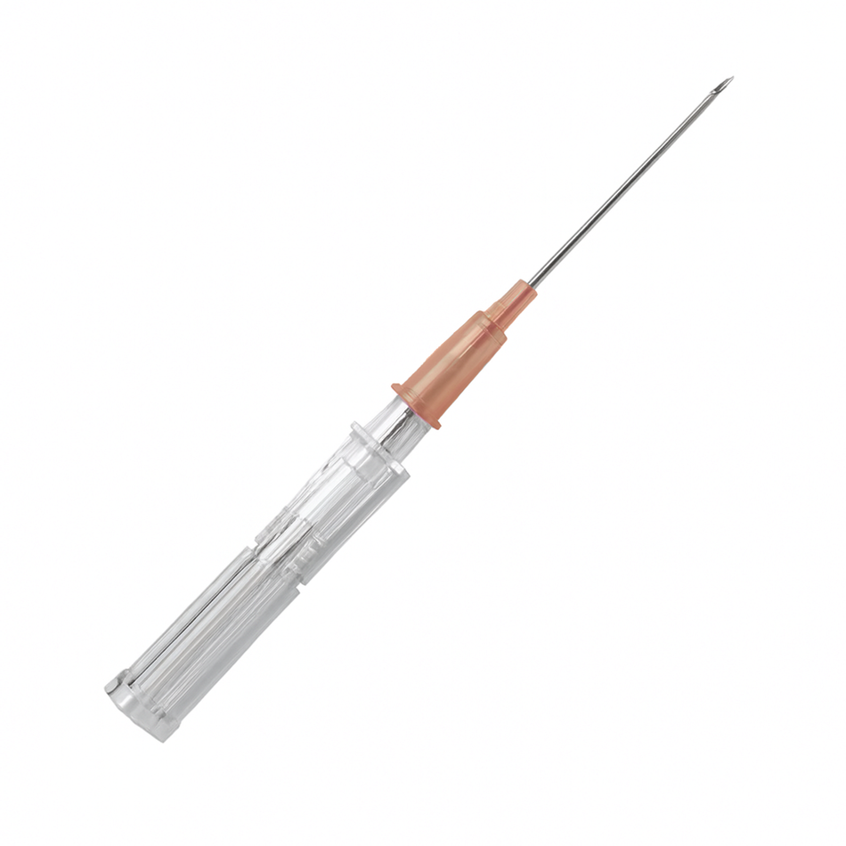 Surflash Polyurethane IV Catheter, 14G x 2" Orange Hub