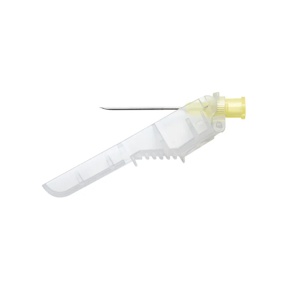SurGuard3 Safety Hypodermic Needle, 20G x 1 in. Yellow Hub