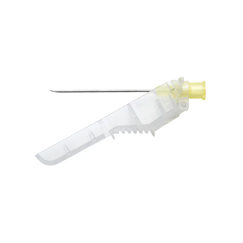 SurGuard3 Safety Hypodermic Needle, 20G x 2 in. Yellow Hub
