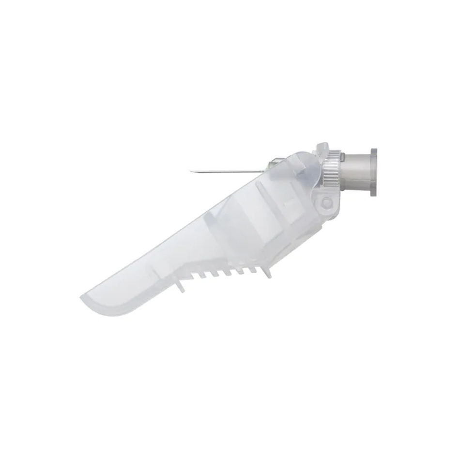 SurGuard3 Safety Hypodermic Needle, 27G x 1/2 in. Gray Hub