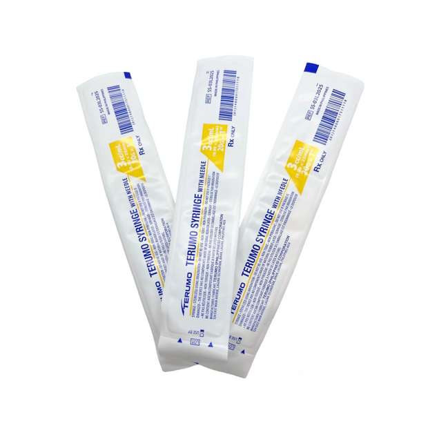 Terumo Syringes with SurGuard3 25G Safety Hypodermic Needles:First Aid