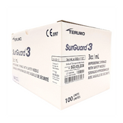 Terumo SurGuard3 Hypodermic Syringes with Safety Needle Box/100